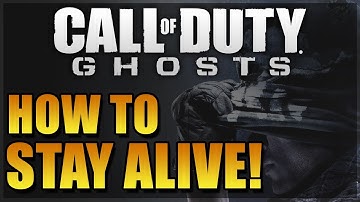 Call of Duty: Ghosts How To Stay Alive Longer! Tips/Tricks! (COD Ghosts Multiplayer Gameplay)