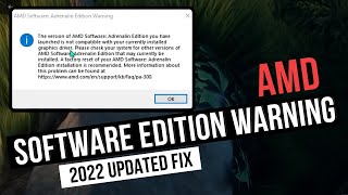 2023 FIX - The version of AMD RADEON SOFTWARE you have launched is not compatible with the graphic screenshot 3