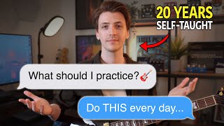 What I Practice Every Day As A 20Year SelfTaught Guitarist  Best Guitar Practice Routine 2024