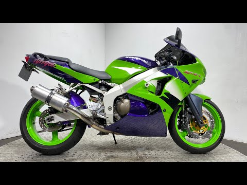 KAWASAKI ZX6R G1 1998 23K WALK AROUND / RUNNING VIDEO - YouTube