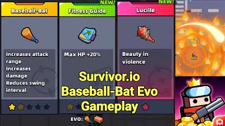 Survivor.io Baseball-Bat Evo Gameplay