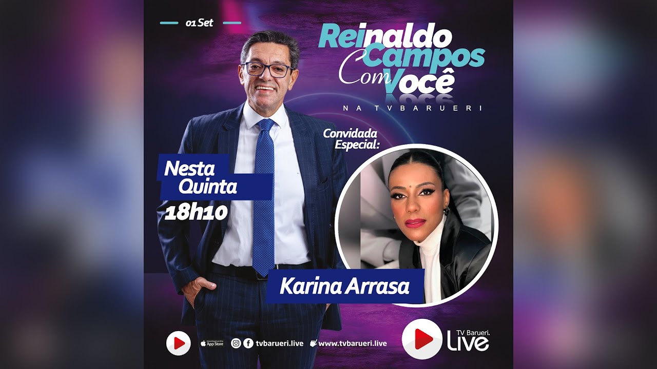 Karina Arrasa | Reinaldo Campos Com Você
