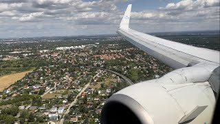 KLM Boeing 737-900 Landing at Berlin Brandenburg Airport