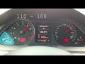Audi A6 3.2 FSI Quattro accelerating