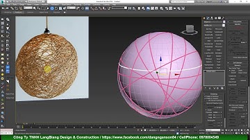♛ HỌC DỰNG HÌNH 3DSMAX NÂNG CAO | Bài 43: Đèn mây tre đan trong 3DsMax