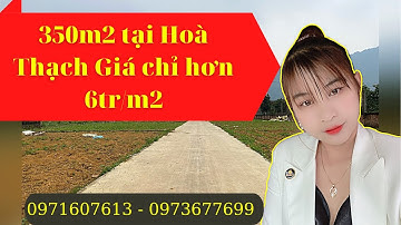 Bán đất nền Hoà Lạc, Diện tích 350m2 Thắng Đầu Hòa Thạch | 0971607613 - 0973677699