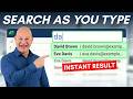 How To Build A Real-Time Excel Search Bar: 2 Best Methods (Formula & VBA) thumbnail