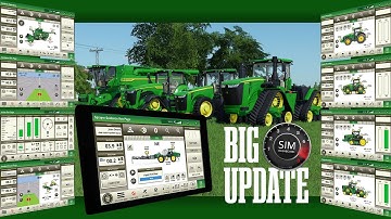 John Deere Screen Updates for Sim Dashboard - Farming Simulator 19