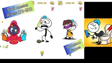 Troll Master  Levels 176 - 200  ANSWERS - Part 7