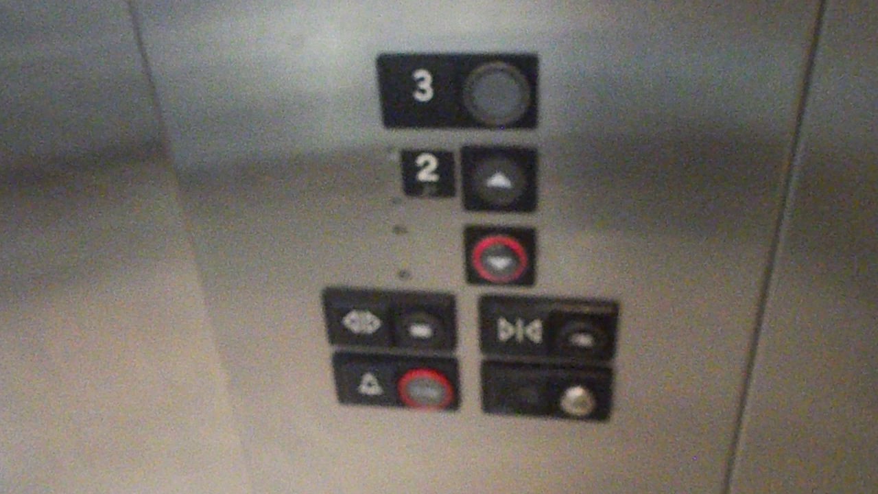 US Hydraulic Glass Elevator in Sears at South Center Mall in Calgary, Alberta