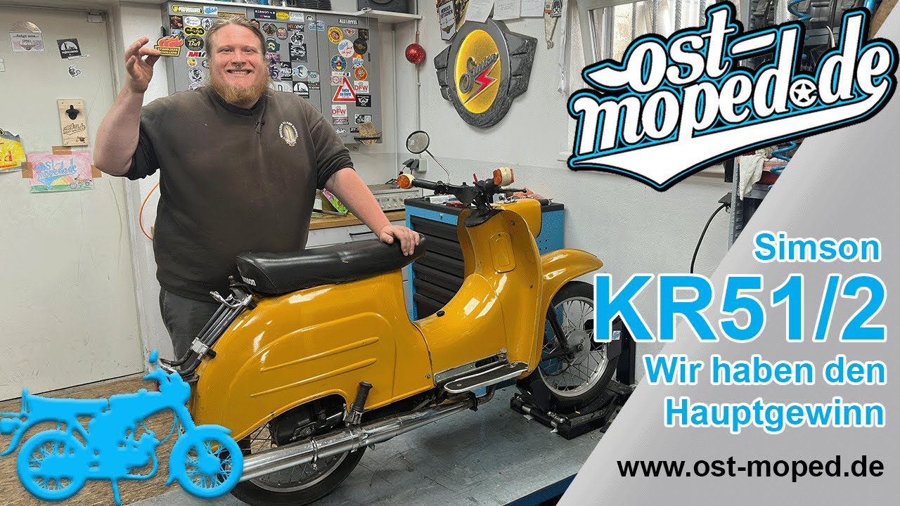 Simson Schwalbe KR51/2 | Kleinigkeiten am Hauptgewinn der Tombola aus Schollene | ost-moped.de