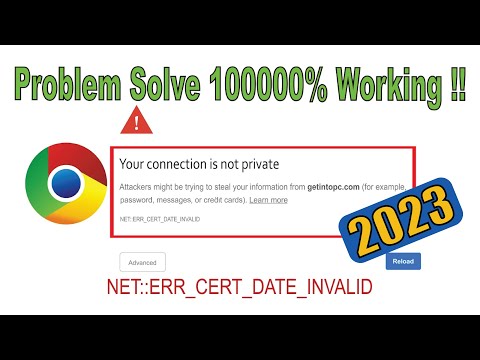 Your connection is not private windows 7 problem | google chrome | KP Tech Info