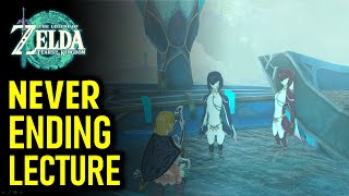 The Never Ending Lecture - Zora Helm Location Side Quest Guide Zelda Tears Of The Kingdom