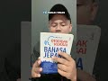 Yang mau belajar bahasa jepang saran pake buku inii  #bukubahasajepang