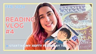 2024 Reading Vlog #4 // finally starting HoSaB
