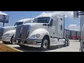 2020 Kenworth T680 White Semi Truck Full Walkaround Exterior and Interior