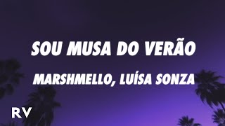 Marshmello, Luisa Sonza - Sou Musa do Verão (Letra/Lyrics) Resimi