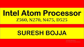 Intel Atom Processors Comparison - Z560 ,N270 , N475 , D525