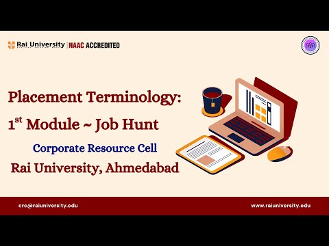 🎓 Placement Terminology ~ Module 1 | Job Hunt - video from Rai University