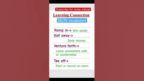 Learn English IELTS vocabulary difficult word meaning synonyms #shorts #shortvideo #vocabulay