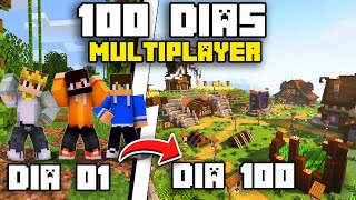 Eu Sobrevivi 100 Dias em Um Mundo Multiplayer no Minecraft 1.20  o Filme