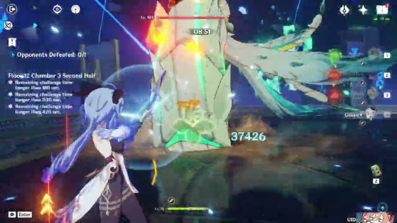 Ganyu Burn Melt Wenut One Phase | 3.5 Spiral Abyss [GI]