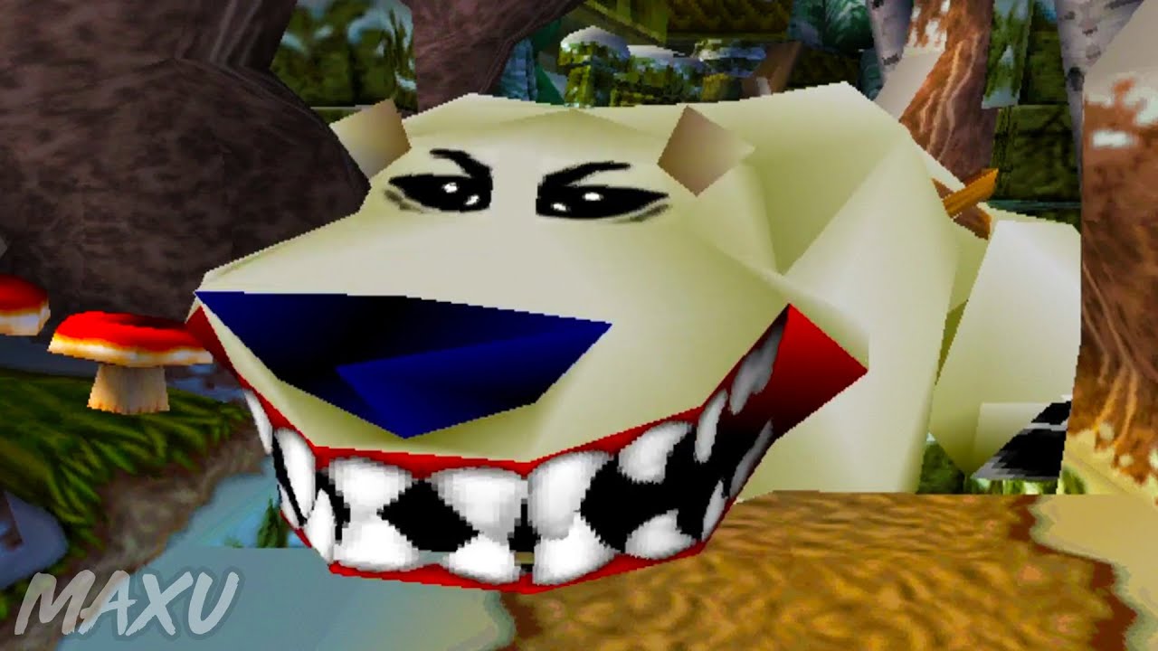BIG BAD POLAR BEAR EATS SON!!! Crash Bandicoot 2 Cortex Strikes Back