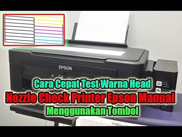 Cara mengecek tinta printer epson