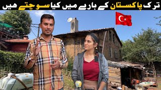 Turkish Girl love for Pakistan🇹🇷700 Years old Usman Ghazi Village in Bursa
