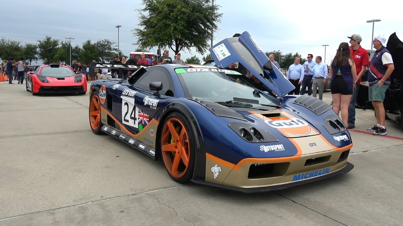 TWO McLaren F1 Replicas at Cars and Coffee