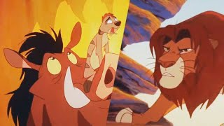 Simba saves Timon and Pumba - The Lion King (FANMADE)