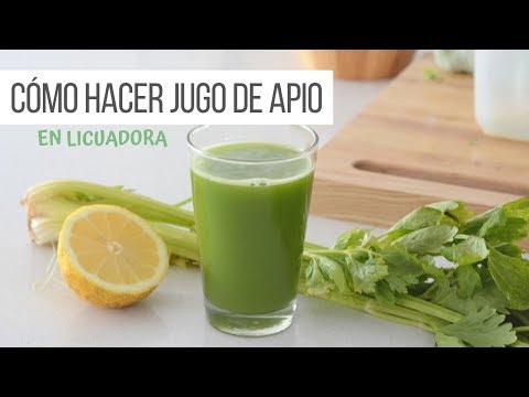 Jugo de Apio - Cómo hacerlo en licuadora