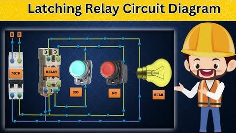 Latching Relay Circuit Diagram | Latching Relay | Holding Relay
