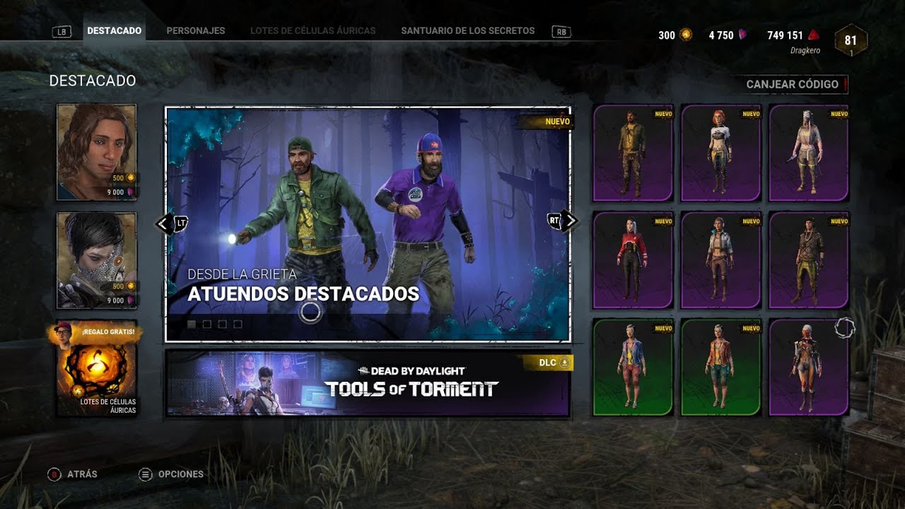 NUEVA ACTUALIZACION DE LA TIENDA DE DEAD BY DAYLIGHT DEL DIA 28 DE ...