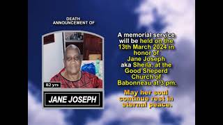 Jane Joseph short