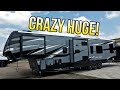 Now THIS RV is HUGE! Raptor 415 Toy Hauler!