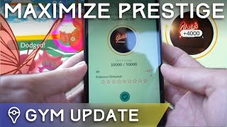 HOW TO USE THE NEW GYM TRAINING SYSTEM FOR MAX PRESTIGE (Pokémon GO) screenshot 3