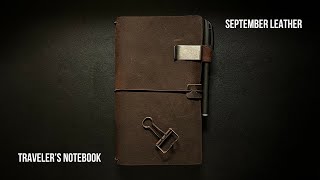An Affordable Alternative - September Leather Traveler's Notebook