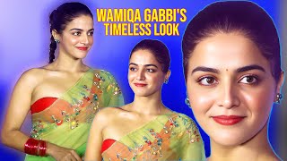 Wamiqa Gabbi Dazzles in Lime Green Saree at Bhool Chuk Maaf Fan ...