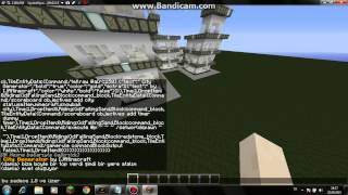 minecraft tek komut bloğu ile neler yaparız:şehir yapımı