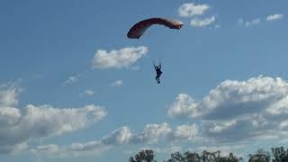Final landing after canopy course