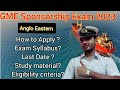 Gme sponsorship exam 2023  anglo eastern maritime academy how to apply  eligibility fees