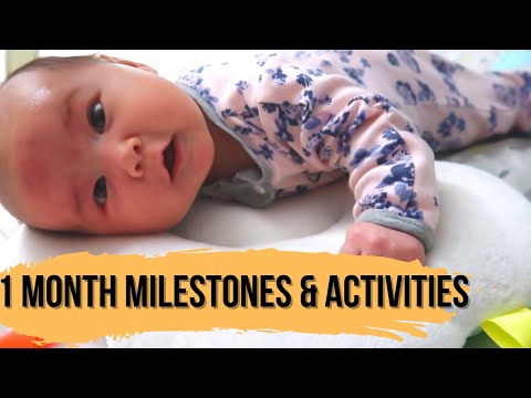 Video: What A Baby Can Do At 1 Month Of Life