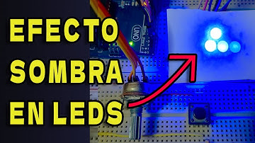 Triángulo de Leds con Efecto Sombra | PWM + Potenciómetro y Pulsador | Proyecto Arduino #4