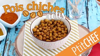 Recette de pois chiches au curry et rôtis au four - Ptitchef.com