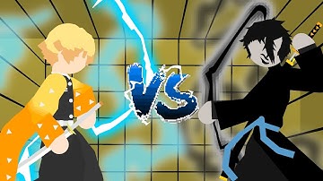 Zenitsu VS Kaigaku (Stick Nodes Animation) Joint Ft @kolynodes730