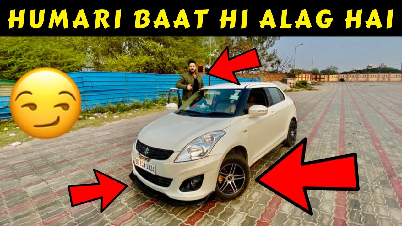 2020 SWIFT DZIRE NEXT LEVEL MODIFIED | ALLOY WHEELS | CAR SPLITTER | BUDGET FRIENDLY AUDIO UPGRADE