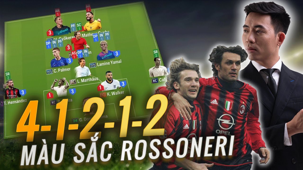 CHIẾN THUẬT 442 KIM CƯƠNG ĐẬM CHẤT ROSSONERI CHO META 11 | PHƯỚC PHỞ FC ONLINE