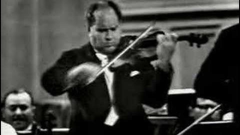 David Oistrakh plays Tchaikovsky Violin Concerto (3rd Mov.)