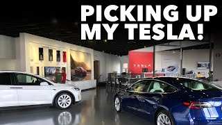 Ordering Picking Up My Tesla